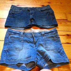 Denim short shorts  - NWOT 2 pairs/$30